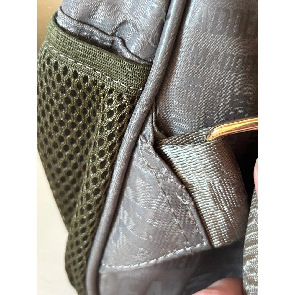 Steve Madden Mini Backpack OLIVE GREEN Logo Cute Trendy Purse + Wristlet y2k